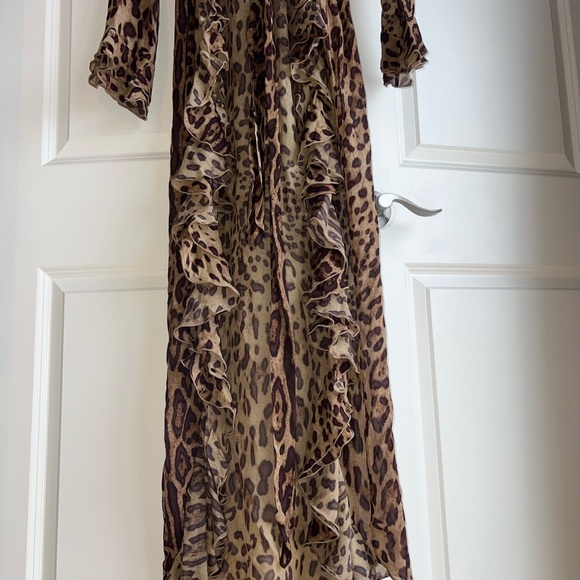 Rat & Boa Animal Print Ruffle Dress - Picture 5 of 8